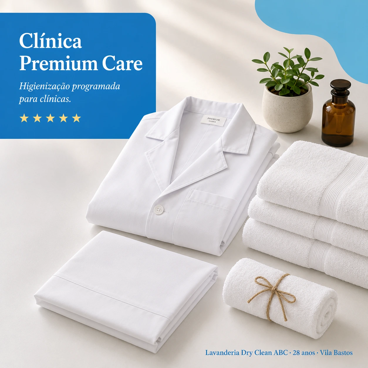Clínica Premium Care · Lavanderia Dry Clean ABC