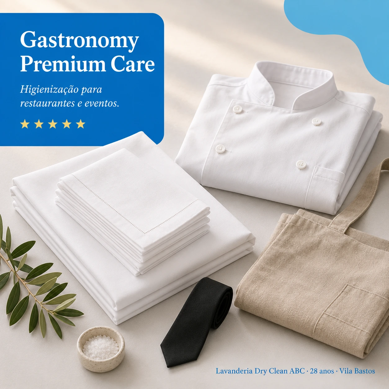 Gastronomy Premium Care · Lavanderia Dry Clean ABC