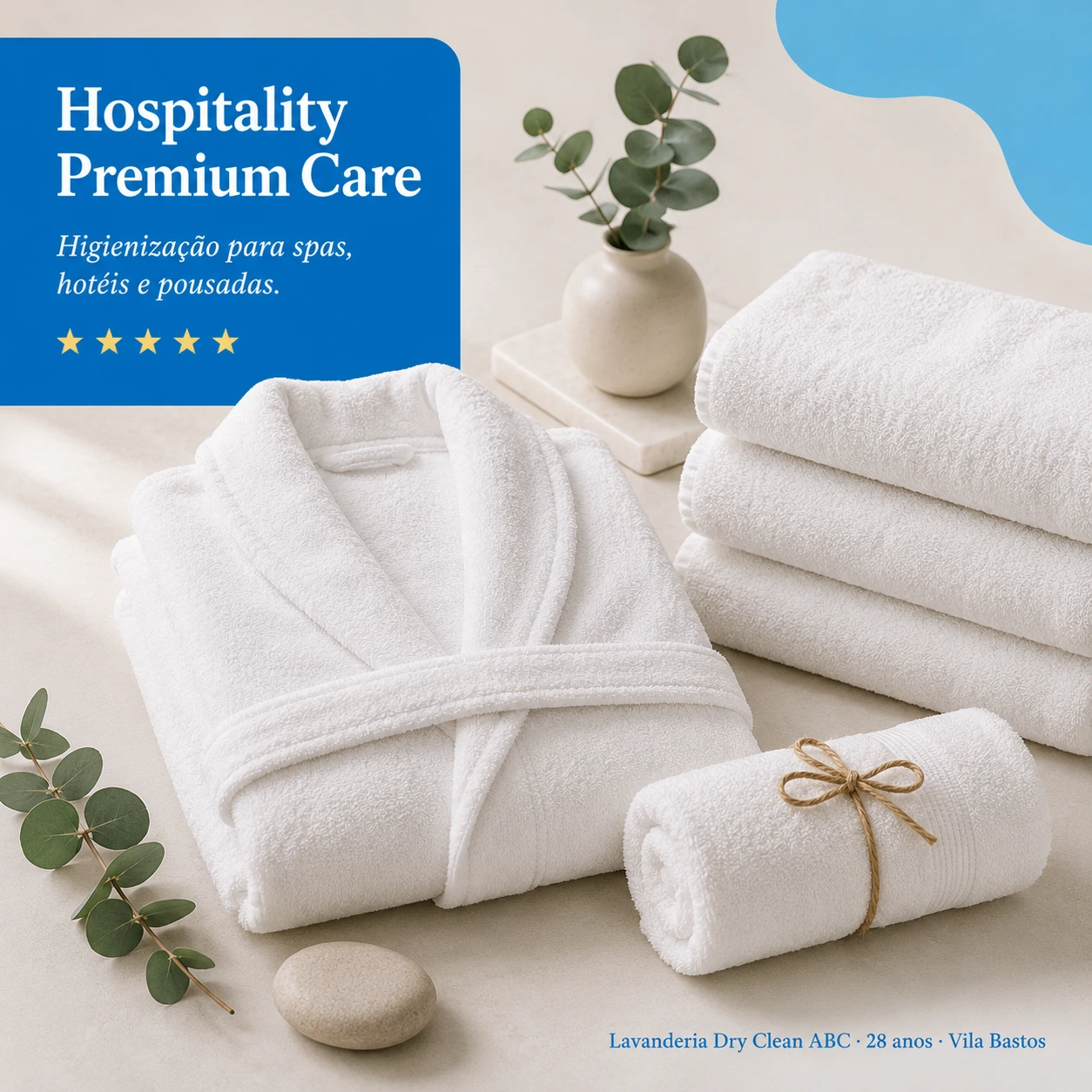 Hospitality Premium Care · Lavanderia Dry Clean ABC